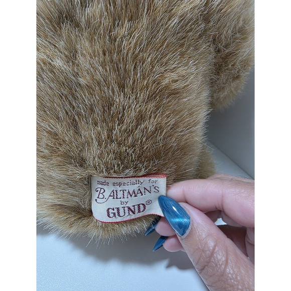 Altman's Limited Edition Gund Teddy Bear Plush 1987 Vintage Store Exclusive 16" - Picture 8 of 9